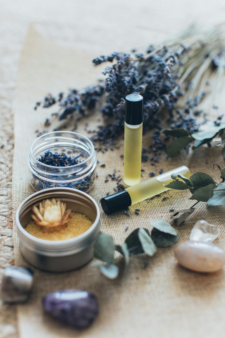 Aromaöle mit Lavendel